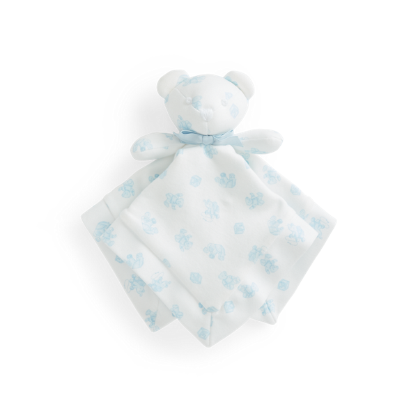 Couverture doudou ourson en interlock