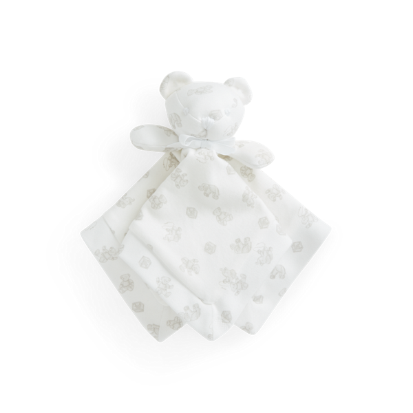 Couverture doudou ourson en interlock