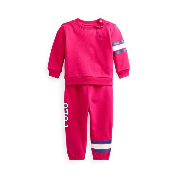 Logo Fleece Top & Pant Set