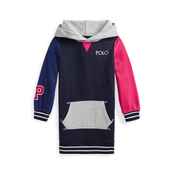 Robe à capuche en color-block