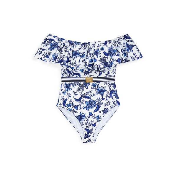 Maillot une pièce aux épaules dégagées