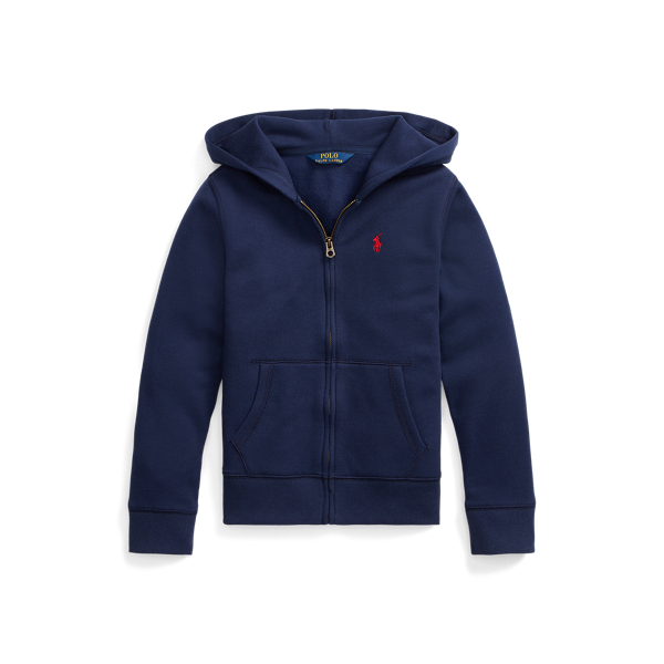 Sweat à capuche zippé en molleton pour Children | Ralph Lauren® FR