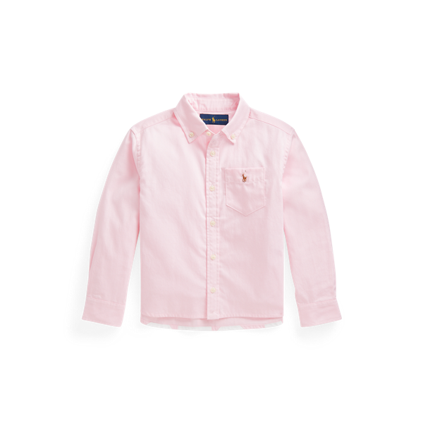 Chemise à logo en coton Oxford