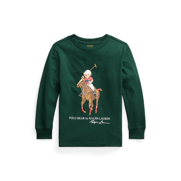 T-shirt Polo Bear jersey de coton