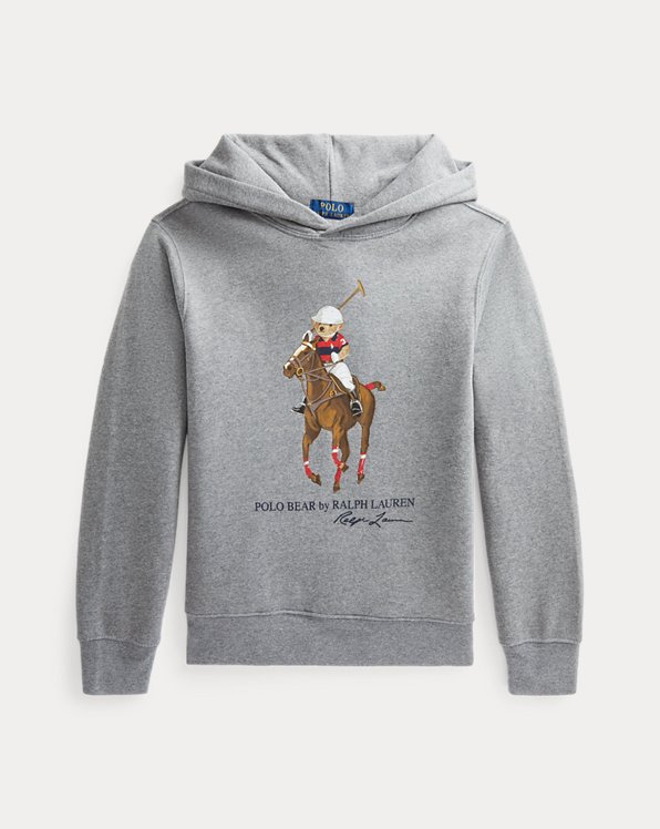 Polo Bear en Big Pony fleece hoodie