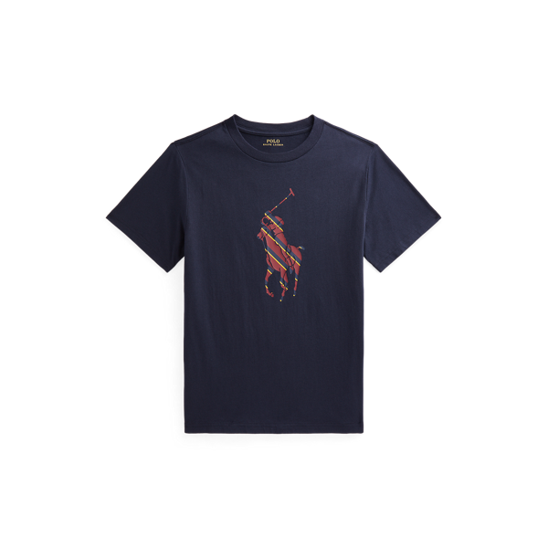 T-shirt Big Pony rayé en jersey de coton