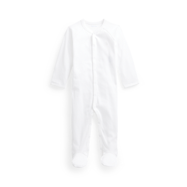 Cotton Interlock Footed Coverall