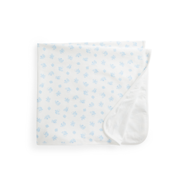 Couverture Polo Bear interlock de coton