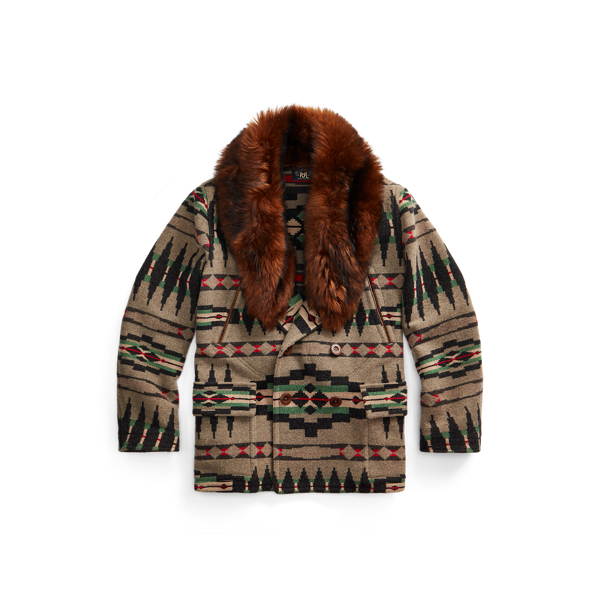 ShearlingCollar Jacquard Jacket for Men Ralph Lauren® UK