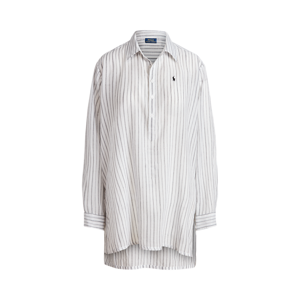 Chemise de plage rayée