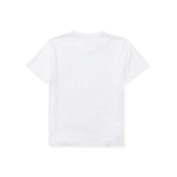 Polo Ralph Lauren Cotton Jersey V-neck Tee In Andover Heather