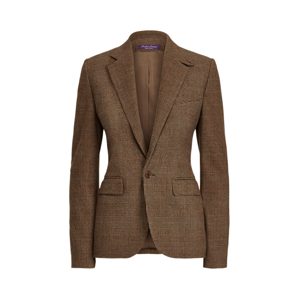 Veste Kayli en laine prince-de-galles