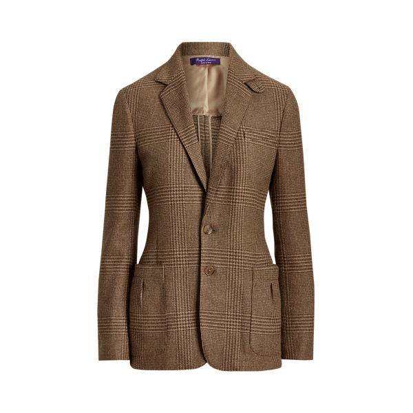 Veste Breonna cachemire prince-de-galles