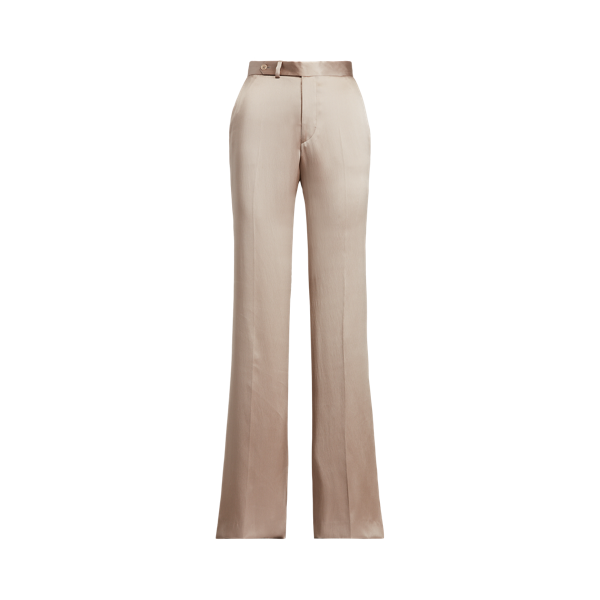 Pantalon Verona satin de soie naturelle