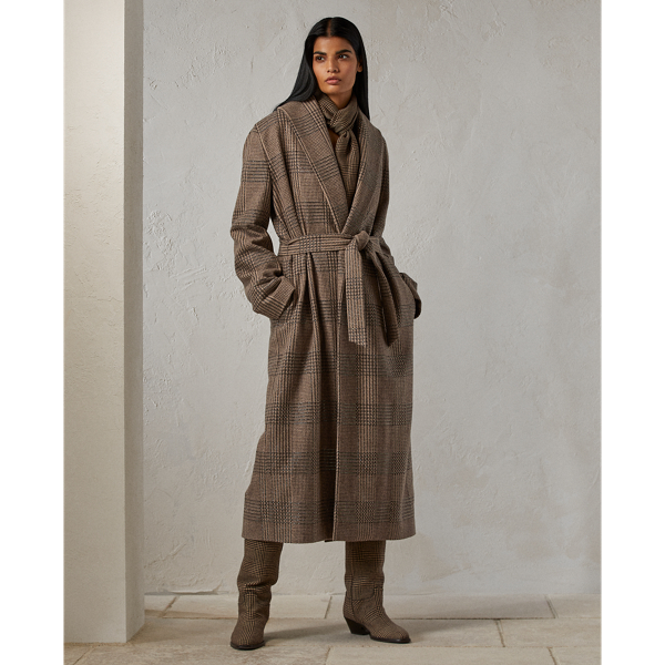 Ralph Lauren Collection Dejah Embellished Wool Coat 1