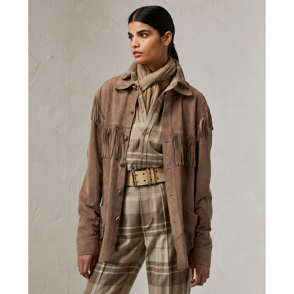Ralph Lauren Collection Dasha Lamb-Suede Shirt Jacket 1