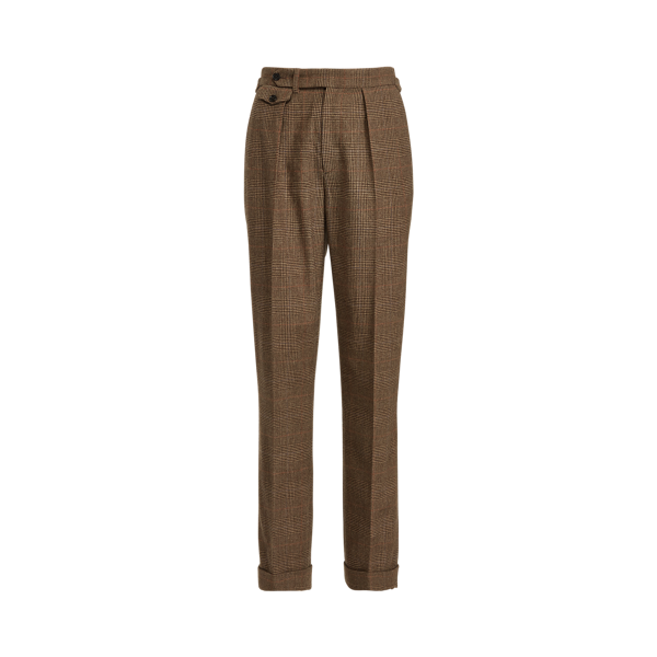 Pantalon Graison en laine écossaise