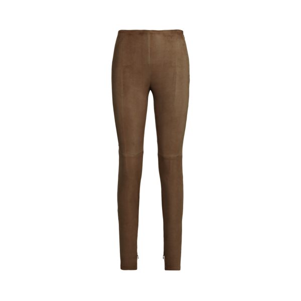 Pantalon Eleanora daim d'agneau stretch