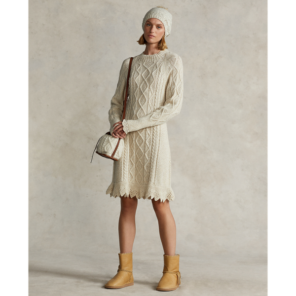 AranKnit WoolBlend Dress