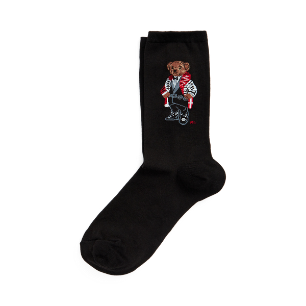 Tuxedo Polo Bear Crew Socks