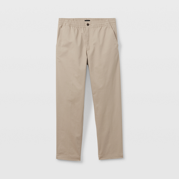 elasticated chinos