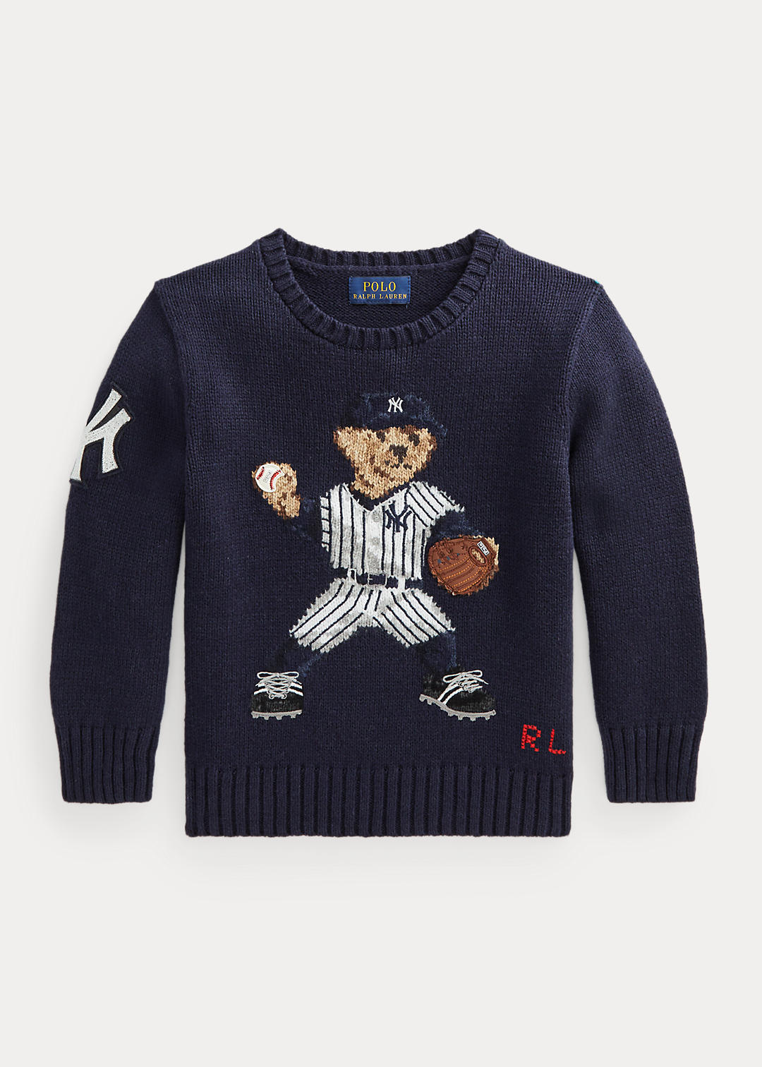 deeltje Elektropositief openbaar Polo Ralph Lauren Yankees Bear Sweater
