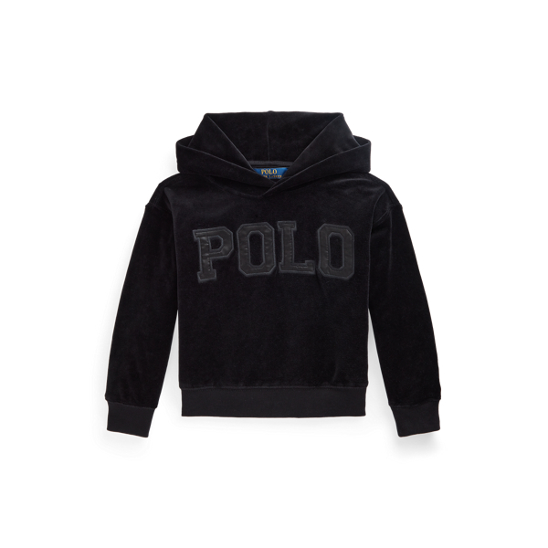 폴로 랄프로렌 Polo Ralph Lauren Logo Velour Sweatshirt,Polo Black