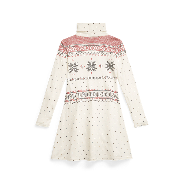 Robe Fille Gap Kids Himalaya Fair Isle - Taille XS (4-5 Ans), Coton, Manches Longues, Occasion Très Bon État