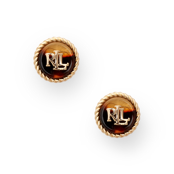 Puces d'oreilles logo-écaille de tortue