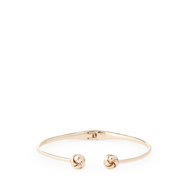 Manchette dorée à nœuds