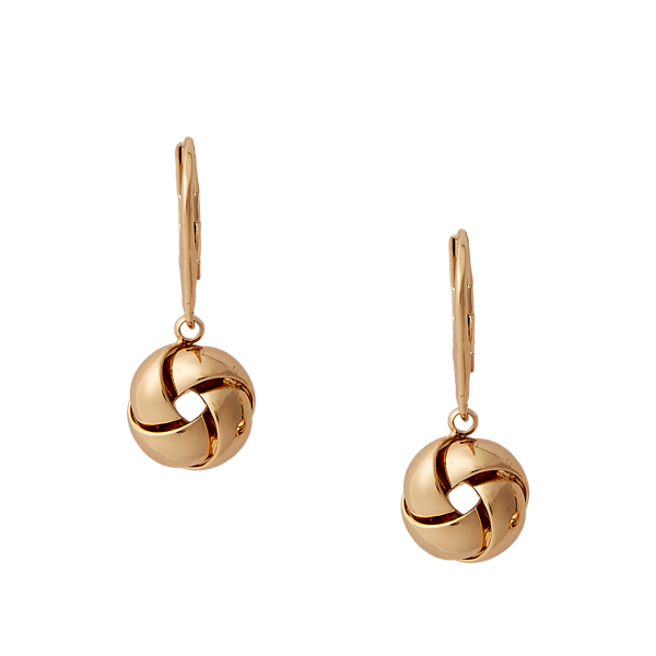 Pendants d'oreilles à nœud croisé