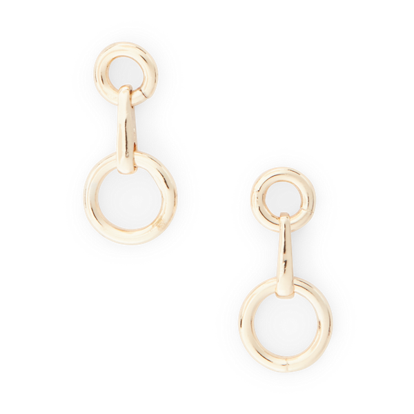 Pendants d'oreilles dorés