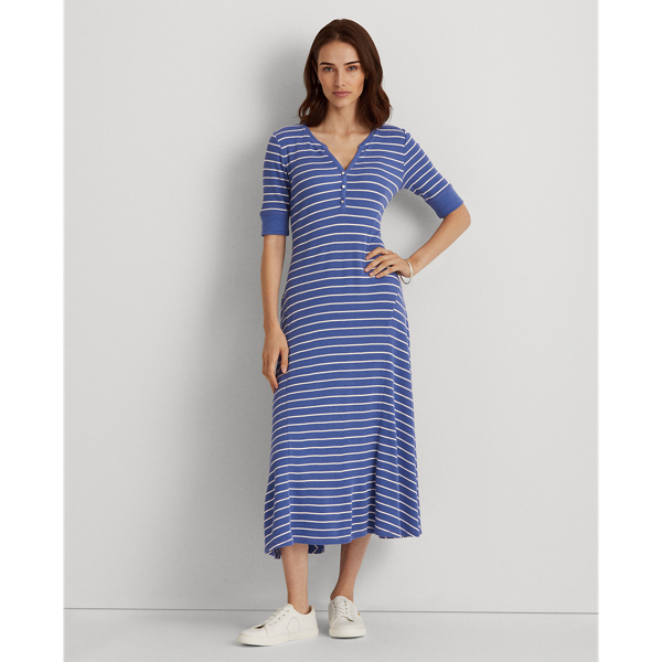 品質が新作 国内発送 Striped Cotton Henley Dress Ralph Lauren ワンピース ワンピース ワンピース オールインワン 13 0 Www Cepeige Org
