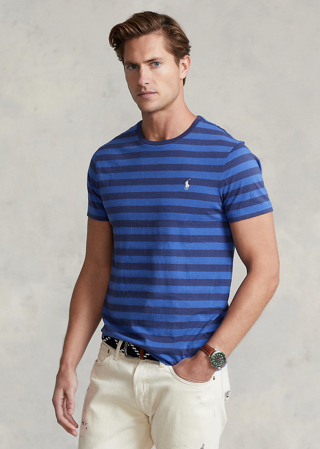 Polo Ralph Lauren Custom slim fit gestreept jersey T-shirt 1