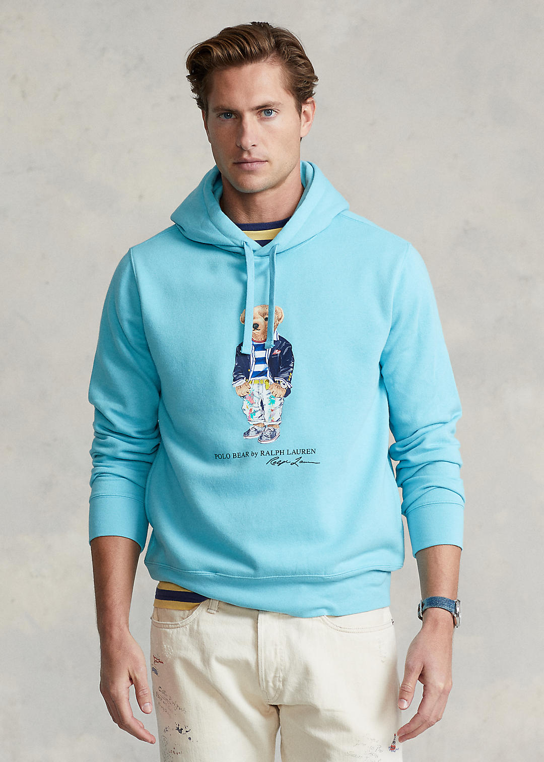 Polo Ralph Lauren Fleece hoodie met Polo Bear 1