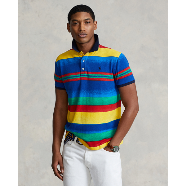 Custom Slim Fit Spa Terry Polo Shirt