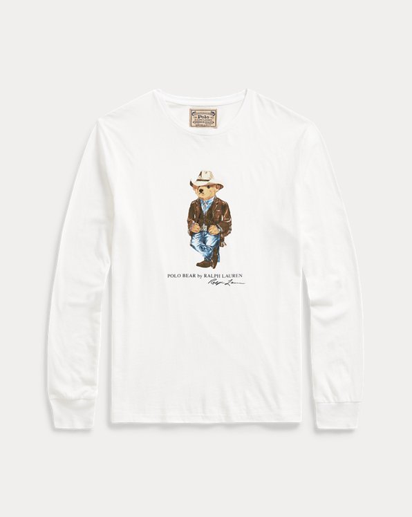 Custom slim fit T-shirt met Polo Bear