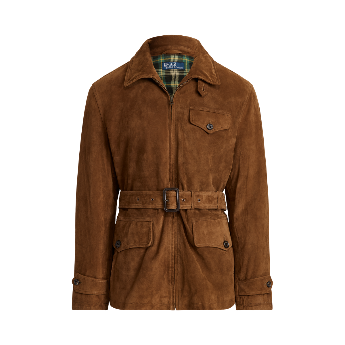 Suede Belted Jacket
