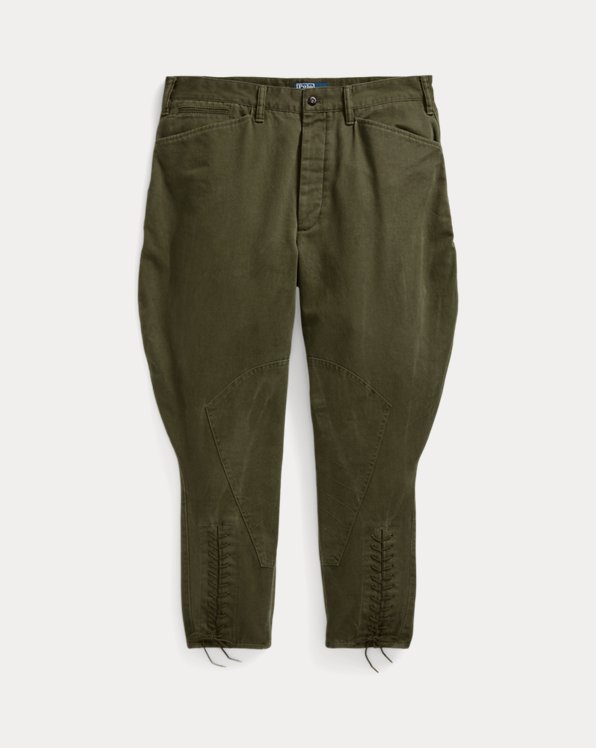 Relaxed Fit Twill Jodhpur Trouser