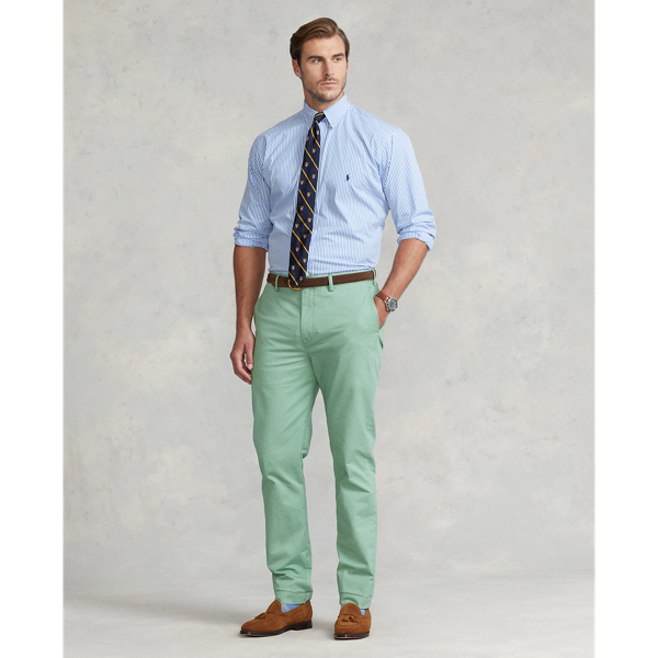 What color dress shirt with black pants