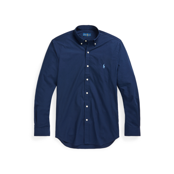 Custom Fit Stretch Poplin Shirt