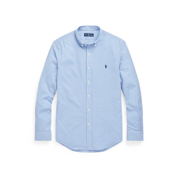 Chemise ajustée en popeline stretch