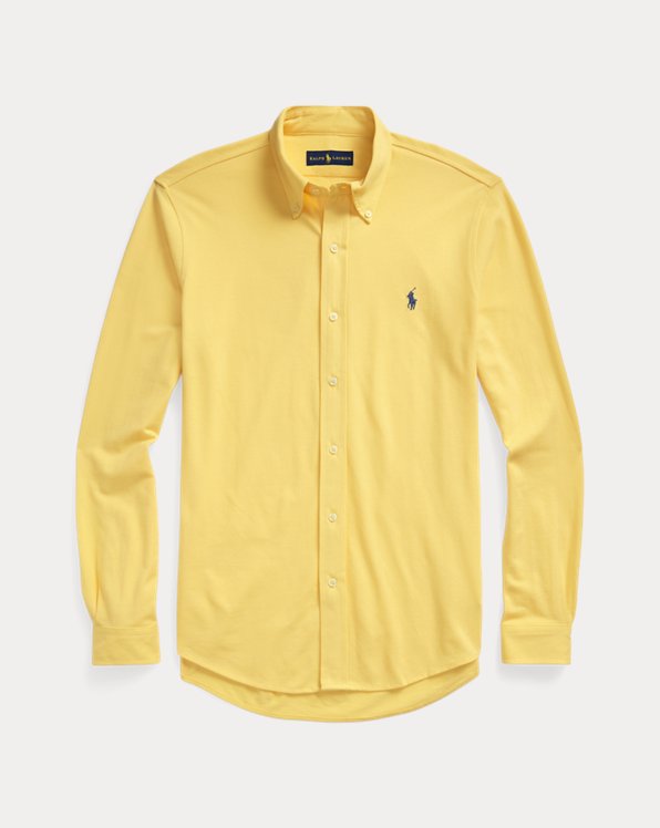 Men's Yellow Casual Shirts ☀ Button ...