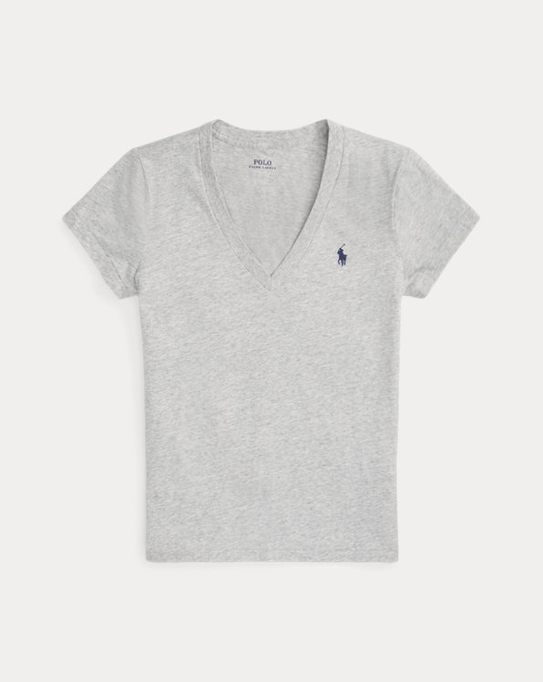 Polo manches longues en coton piqué Ralph Lauren Fille Vêtements Tops & T-shirts T-shirts Polos 