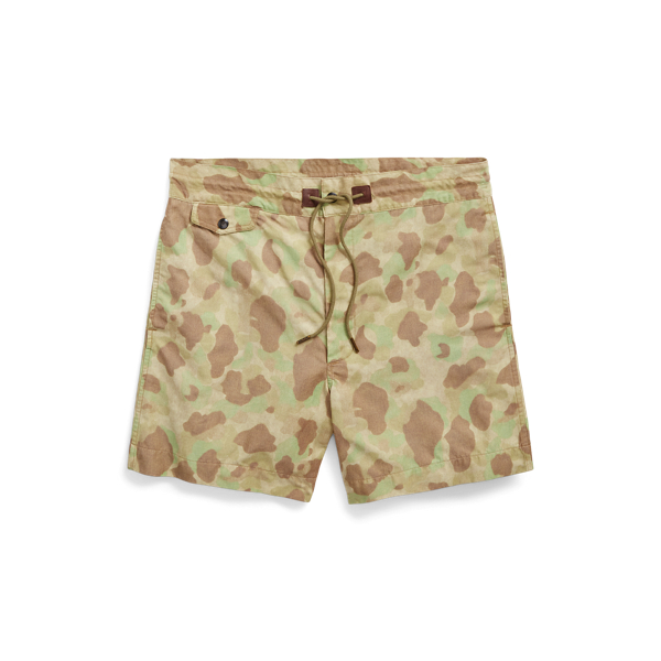 RRL Camo twill korte broek met trekkoord 1