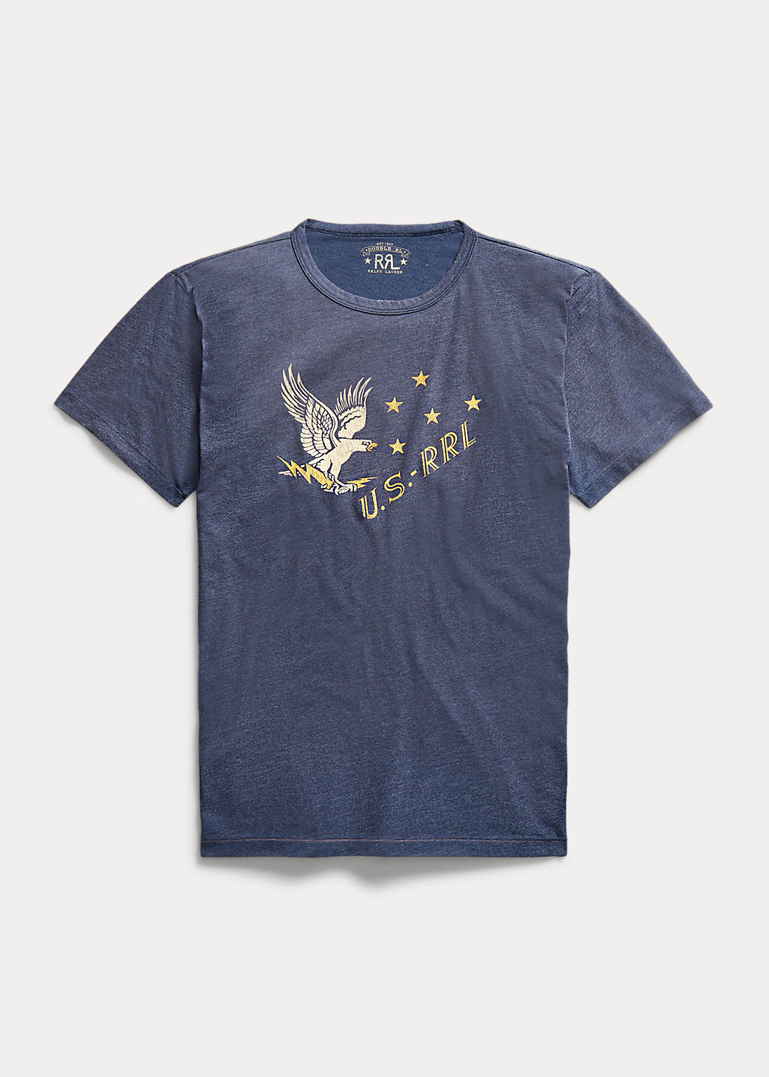 RRL Eagle-Graphic Jersey T-Shirt 1