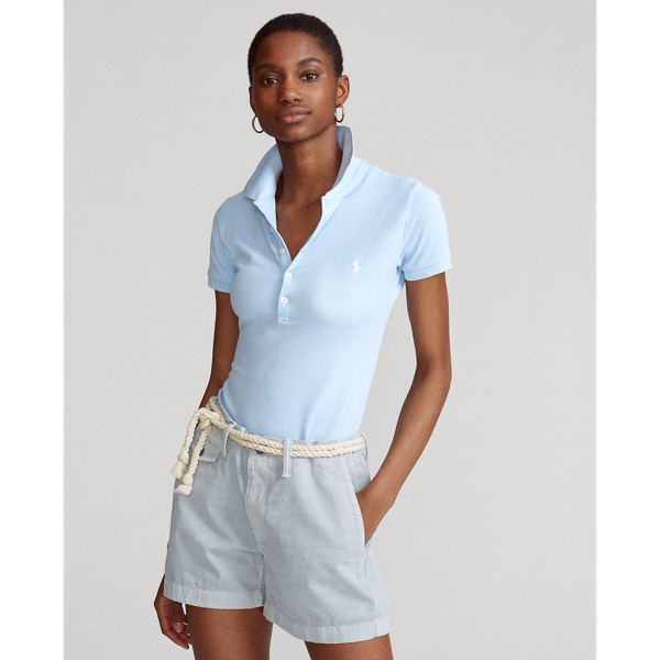 blue polo shirt ladies