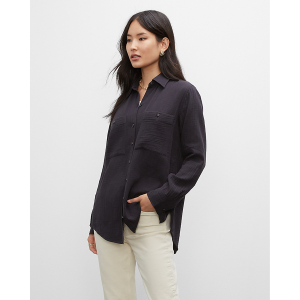 Signature Double Gauze Cotton Shirt