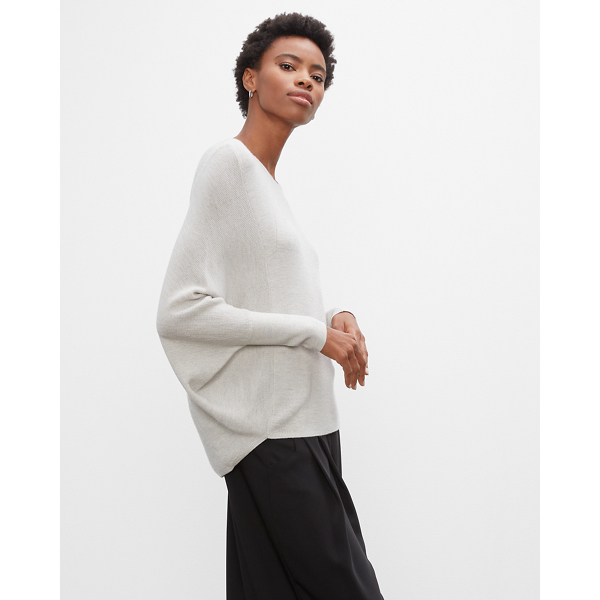 new CLUB MONACO stretch merino wool blend knitted sweater burgundy size xs 