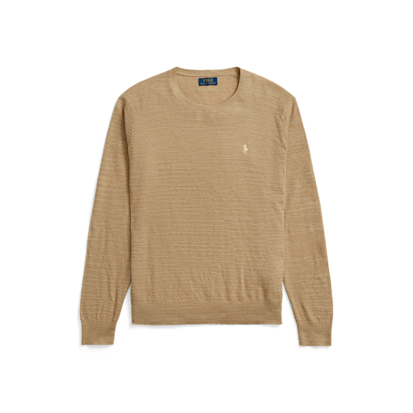 Cotton-Linen Crewneck Jumper